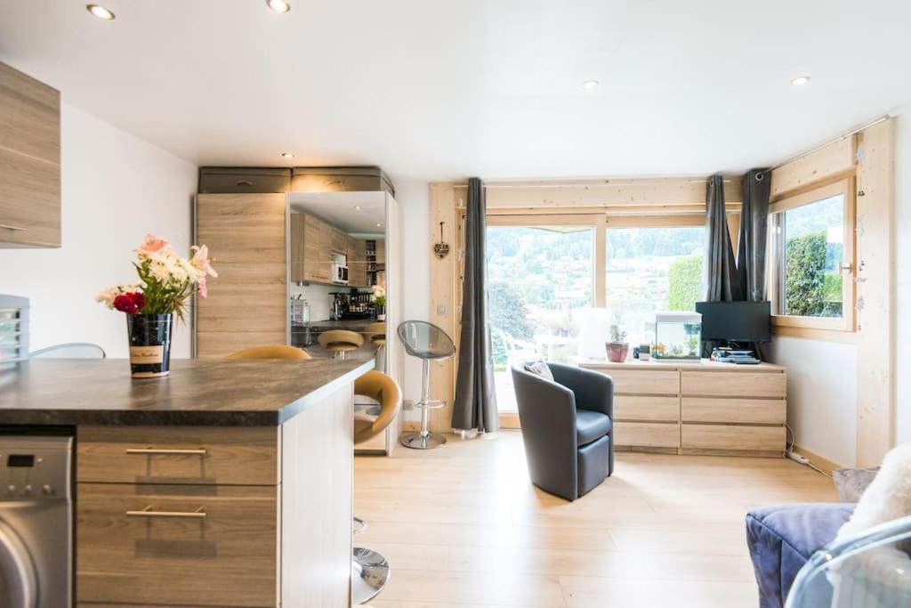 Апартаменти Pied-A-Terre Cosy Face Aux Pistes De La Princesse Demi-Quartier Екстер'єр фото